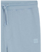 BOSS Logo Badge Sestart Light Blue Jogging Bottoms