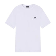 Emporio Armani Bodywear Embroidered Logo Patch White T-Shirt