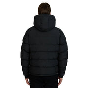 Sandbanks Tri-Colour Black Puffer Jacket
