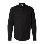 Calvin Klein Slim Fit Stretch Poplin Black Shirt