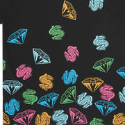 Billionaire Boys Club Diamonds & Dollars Jumble Black T-Shirt