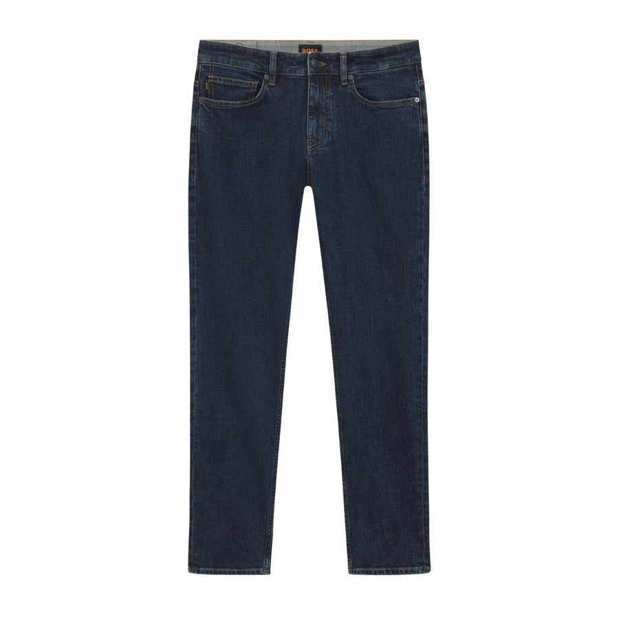 BOSS Delaware Comfort Stretch Slim Fit Dark Blue Denim Jeans