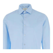 Calvin Klein Slim Fit Stretch Poplin Sky Blue Shirt