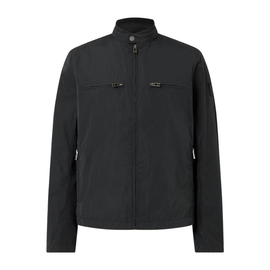 Belstaff Alpha Nylon Grid Black Jacket