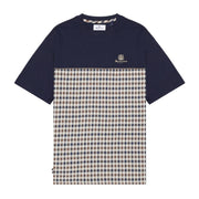 Aquascutum Active Piping Panel Navy T-Shirt