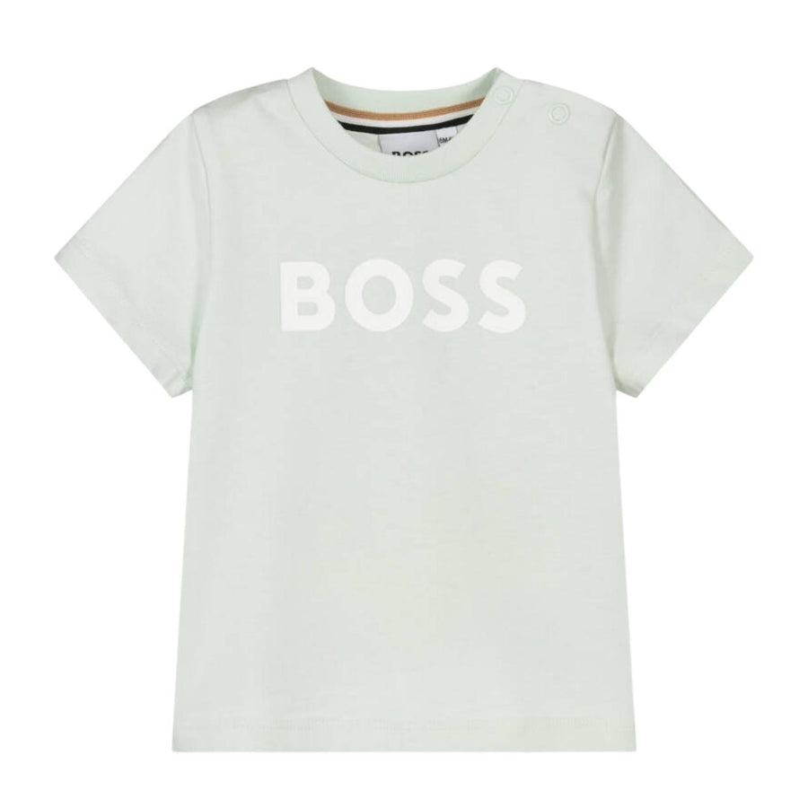 BOSS Baby Contrast Logo Short Sleeve Sprout Green T-Shirt