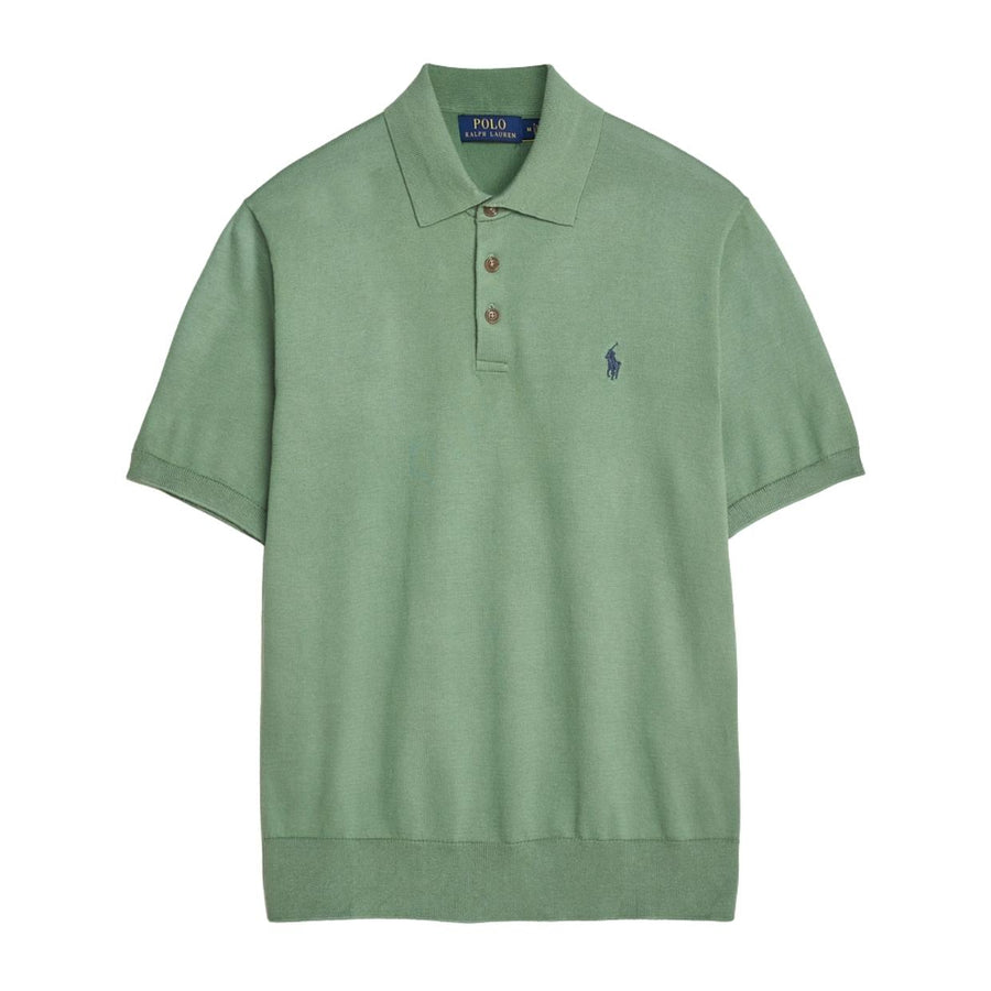 Polo Ralph Lauren Green Fine Knit Polo Shirt
