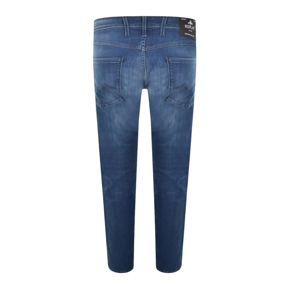 Replay Anbass Slim Fit Dark Indigo Denim Jeans