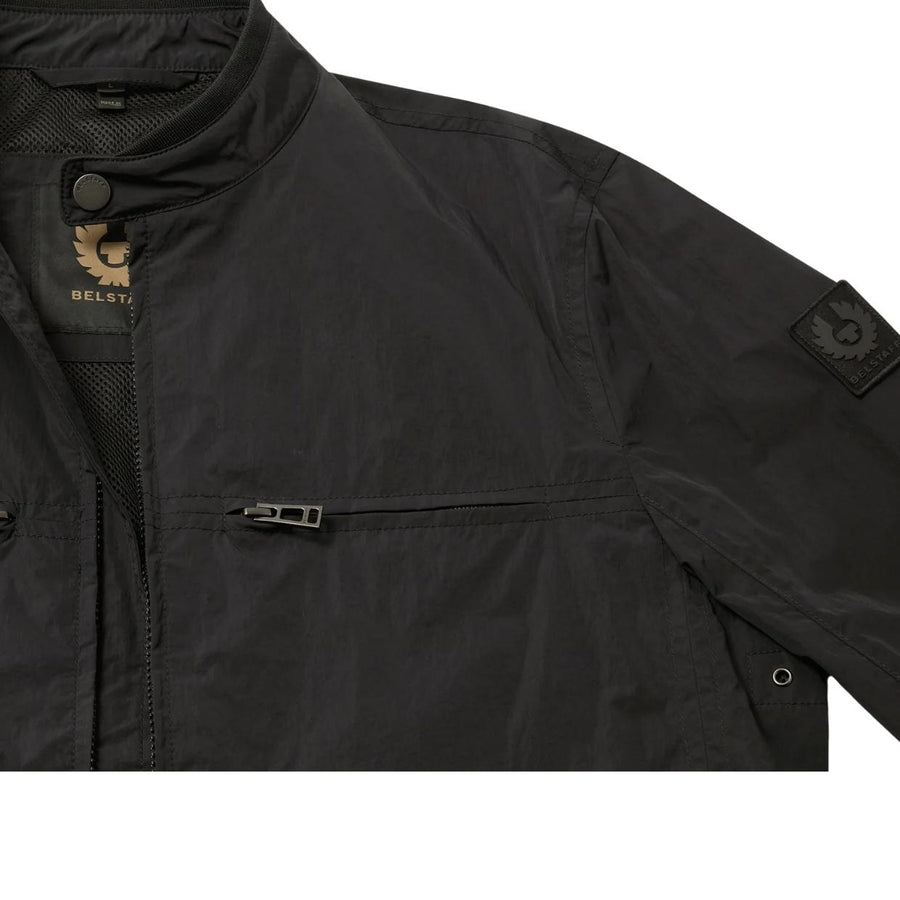 Belstaff Alpha Nylon Grid Black Jacket