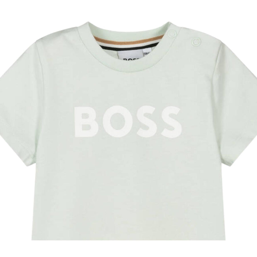 BOSS Baby Contrast Logo Short Sleeve Sprout Green T-Shirt