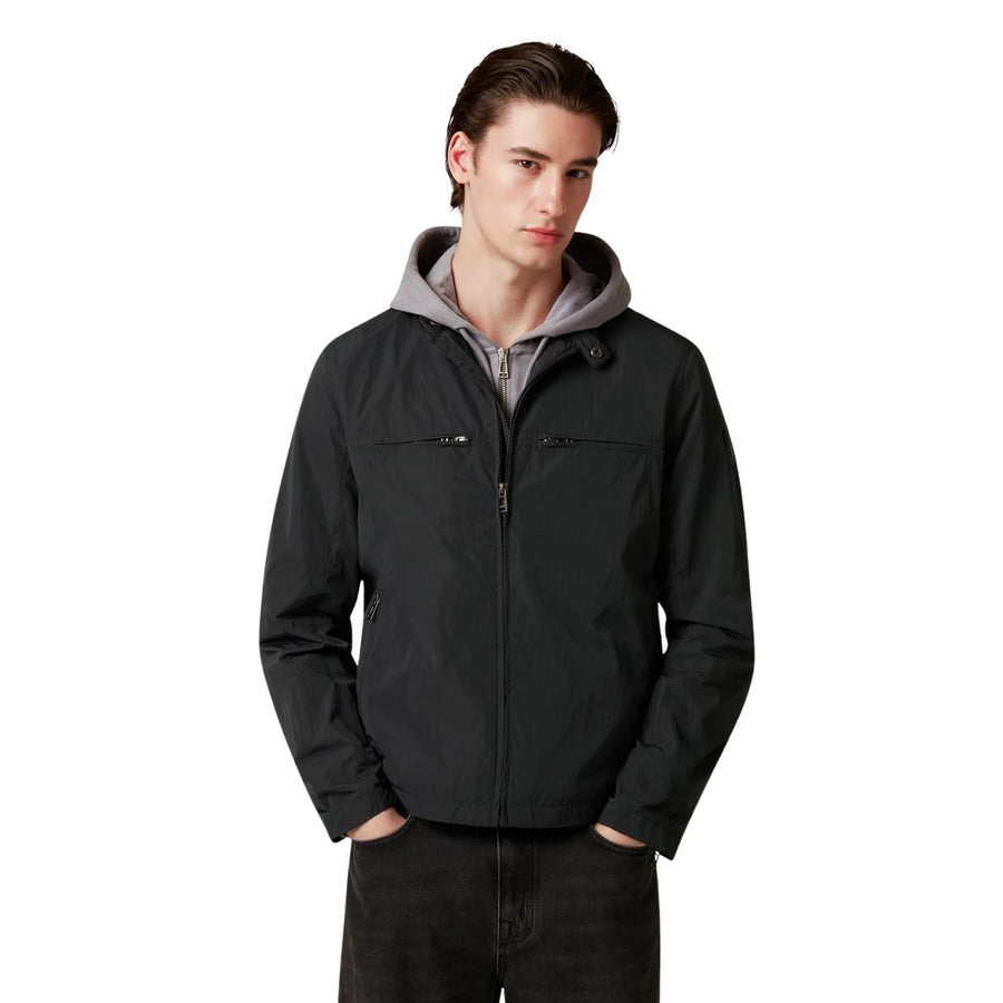 Belstaff Alpha Nylon Grid Black Jacket
