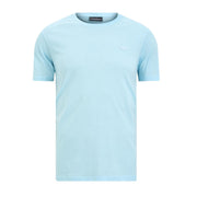 Emporio Armani Bodywear Embroidered Logo Patch Sky Blue T-Shirt
