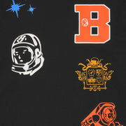 Billionaire Boys Club Multi Graphic Long Sleeve Black T-Shirt