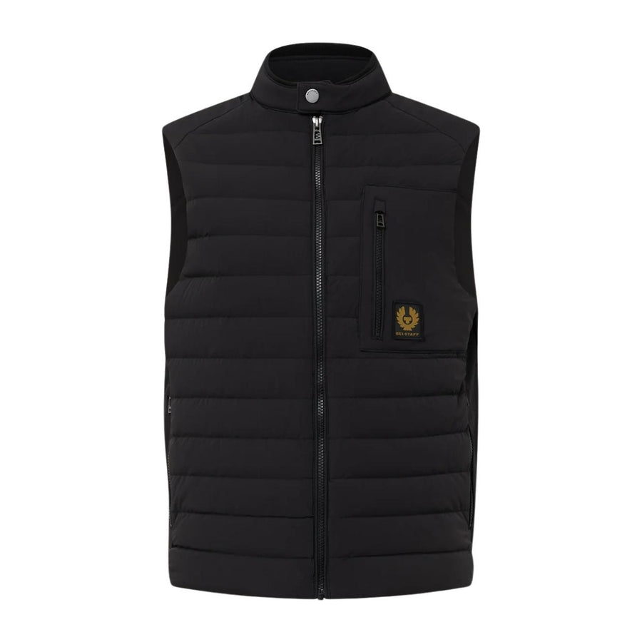 Belstaff Chassis Lightweight Stretch Down Black Gilet