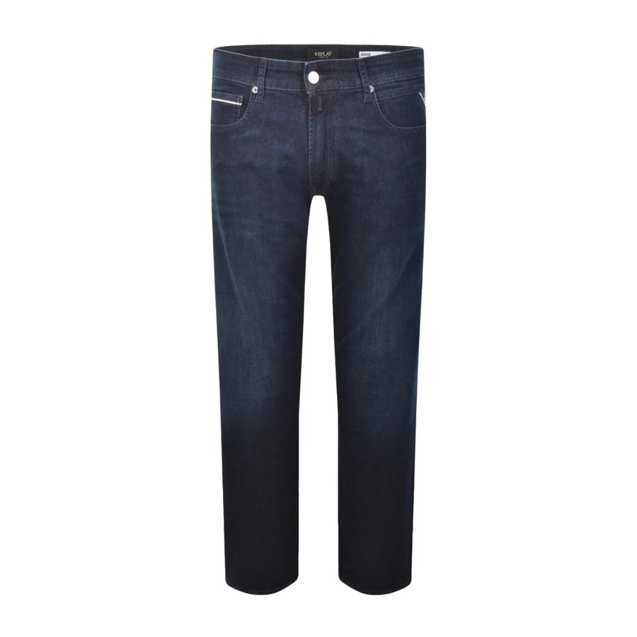 Replay Grover Straight Fit  Dark Indigo Denim Jeans