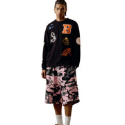 Billionaire Boys Club Multi Graphic Long Sleeve Black T-Shirt