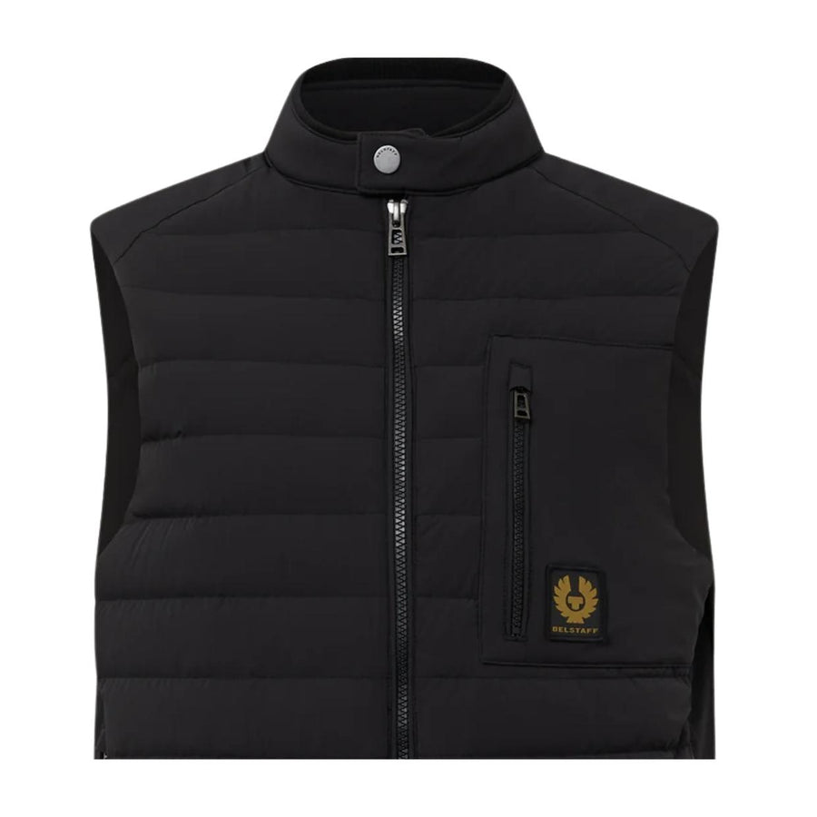 Belstaff Chassis Lightweight Stretch Down Black Gilet