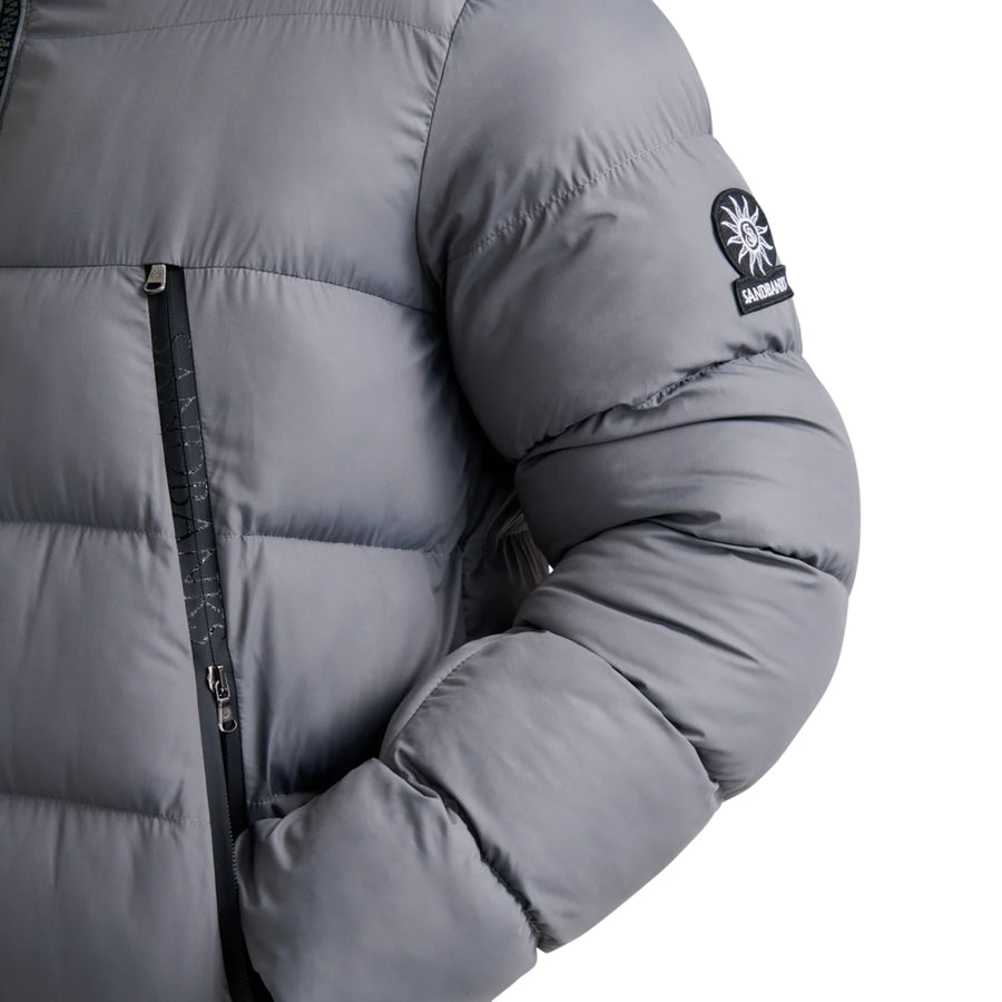 Sandbanks Ravine Charcoal grey Mid Puffer Jacket