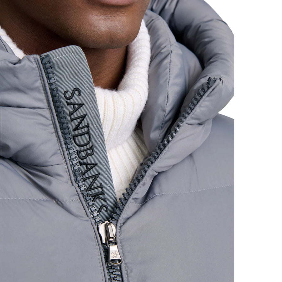 Sandbanks Ravine Charcoal grey Mid Puffer Jacket