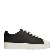 Mallet London GRFTR LTC Black Leather Trainers