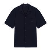 Emporio Armani Navy Jersey Loungewear Shirt