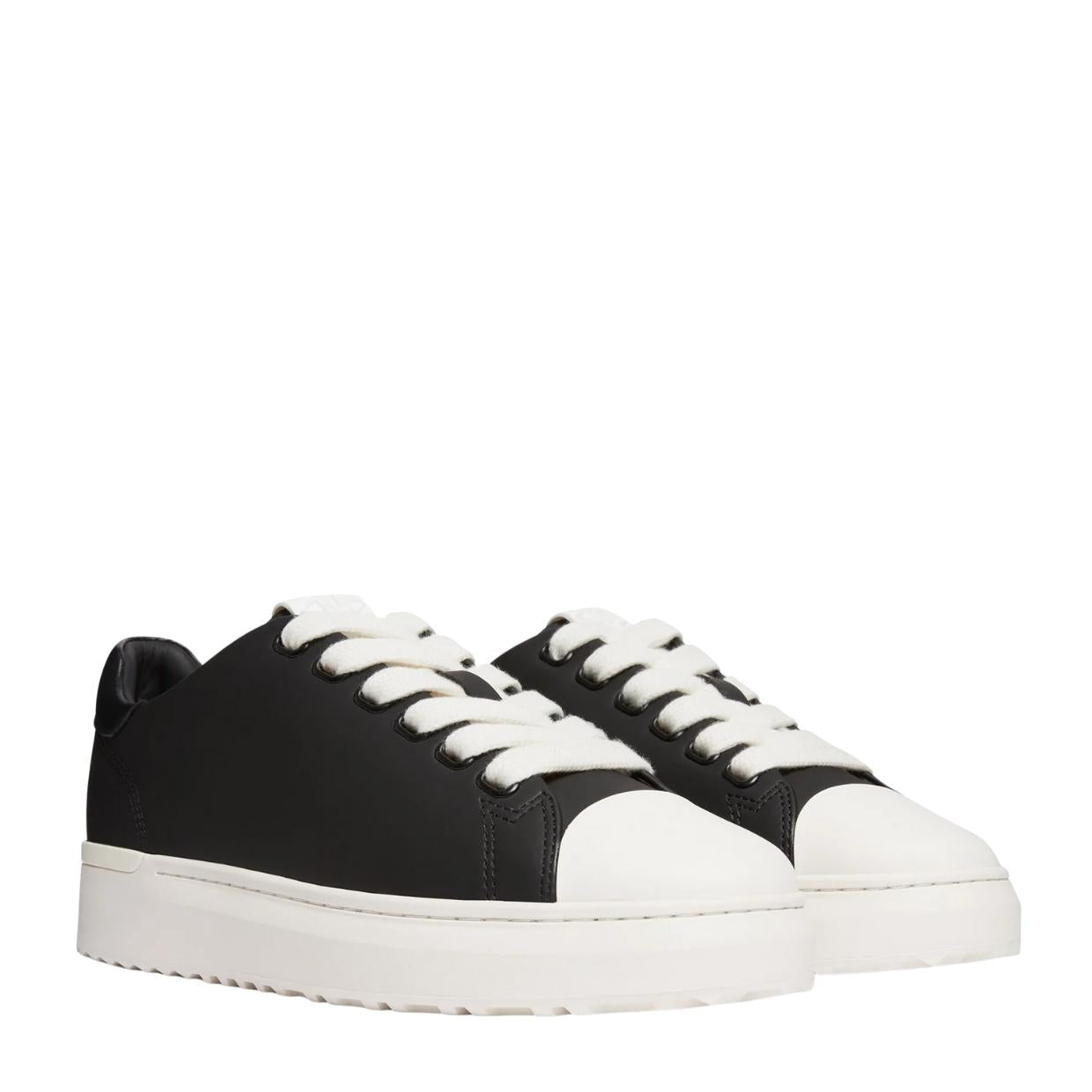 Mallet London GRFTR LTC Black Leather Trainers