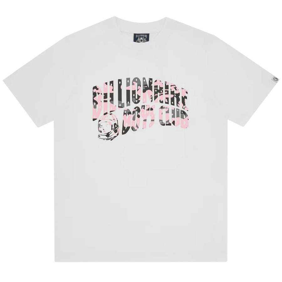 Billionaire Boys Club Camo Arch Logo White T-Shirt