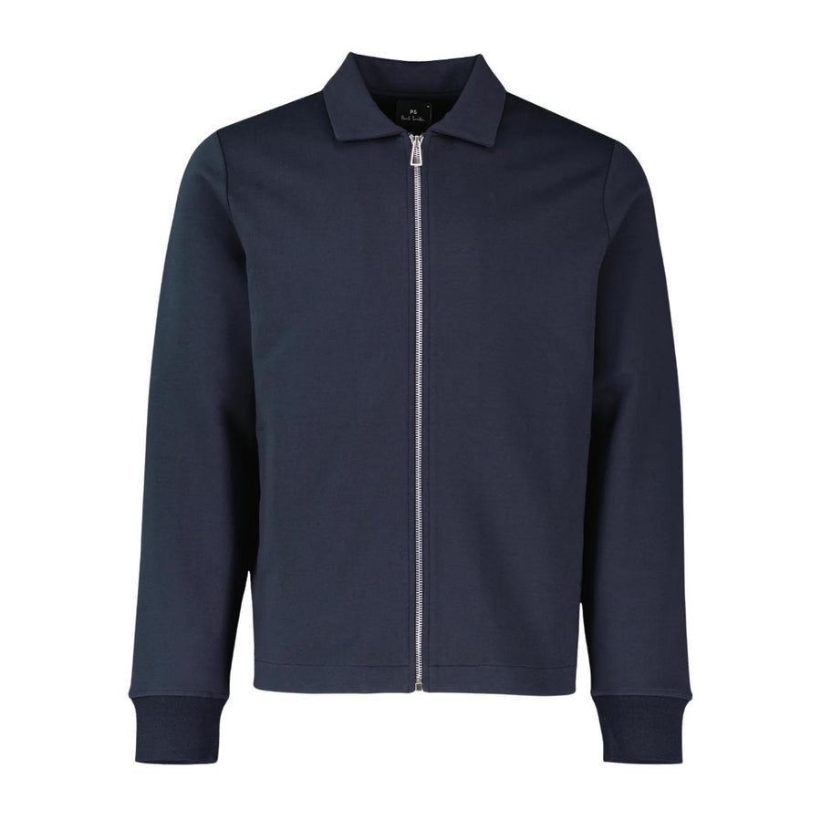 Paul Smith Zip Front Navy Sweat Jacket