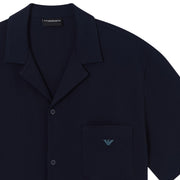 Emporio Armani Navy Jersey Loungewear Shirt