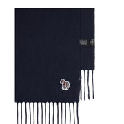 Paul Smith Zebra Navy Lambwool Scarf