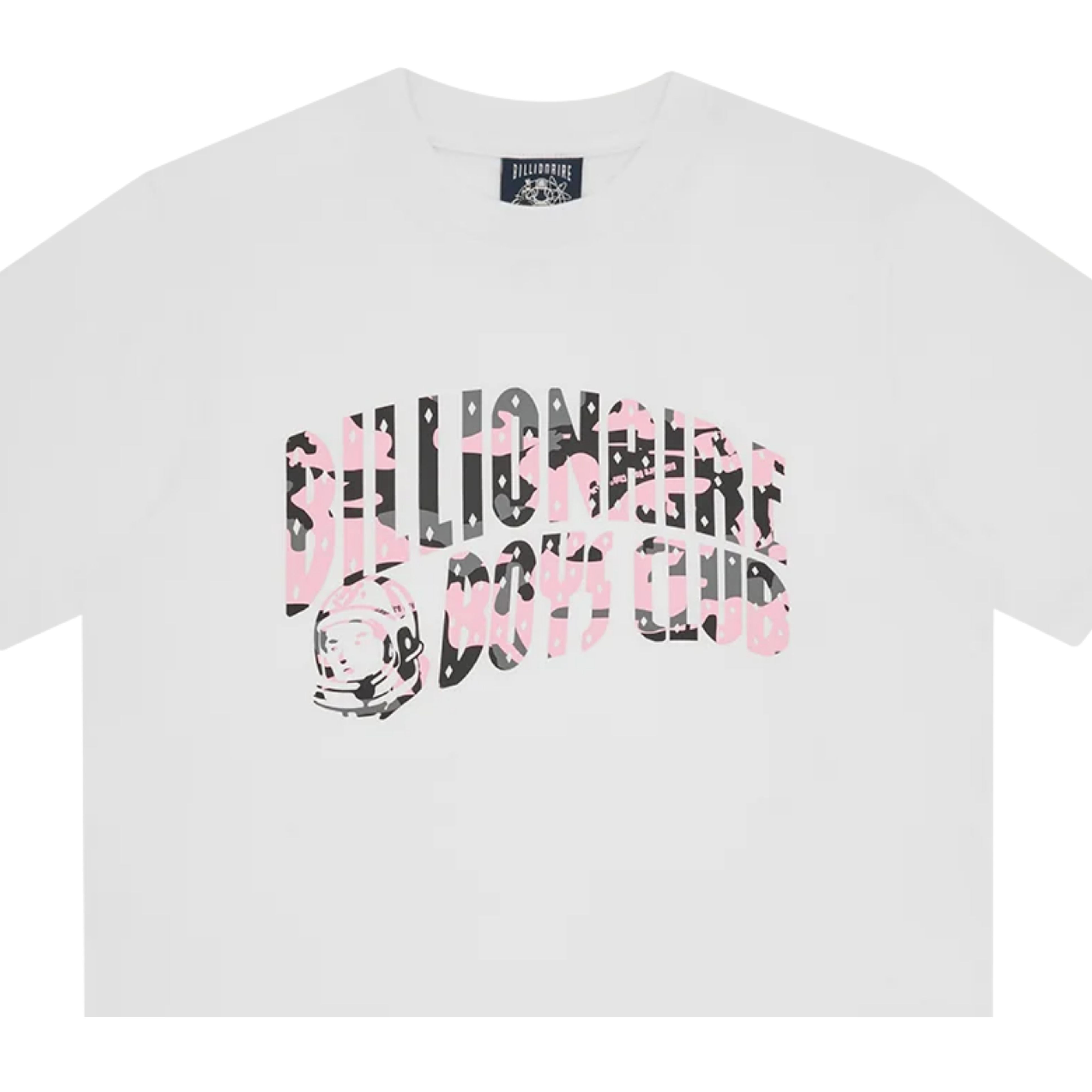 Billionaire Boys Club Camo Arch Logo White T-Shirt