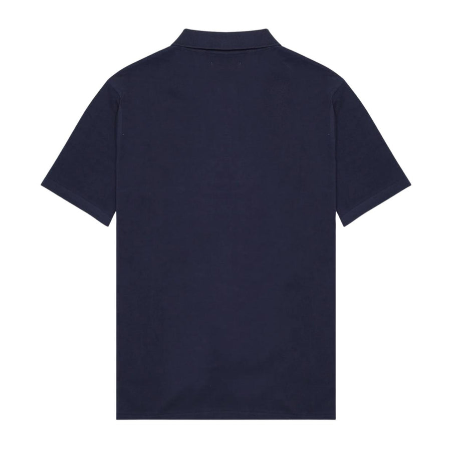Aquascutum Active Stripes Piquet Navy Polo Shirts