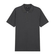 Paul Smith Grey Regular Fit Zip Polo Shirt