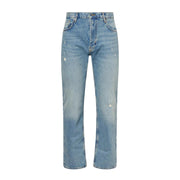 Emporio Armani J76 Straight Fit Light Blue Denim Jeans