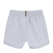 BOSS Baby Printed Logo Pale Blue Swim Shorts
