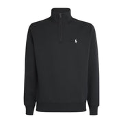 Polo Ralph Lauren Embroidered Pony Black Half Zip Sweatshirt
