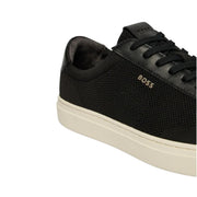 BOSS Kieran Knitted Upper Black Trainers