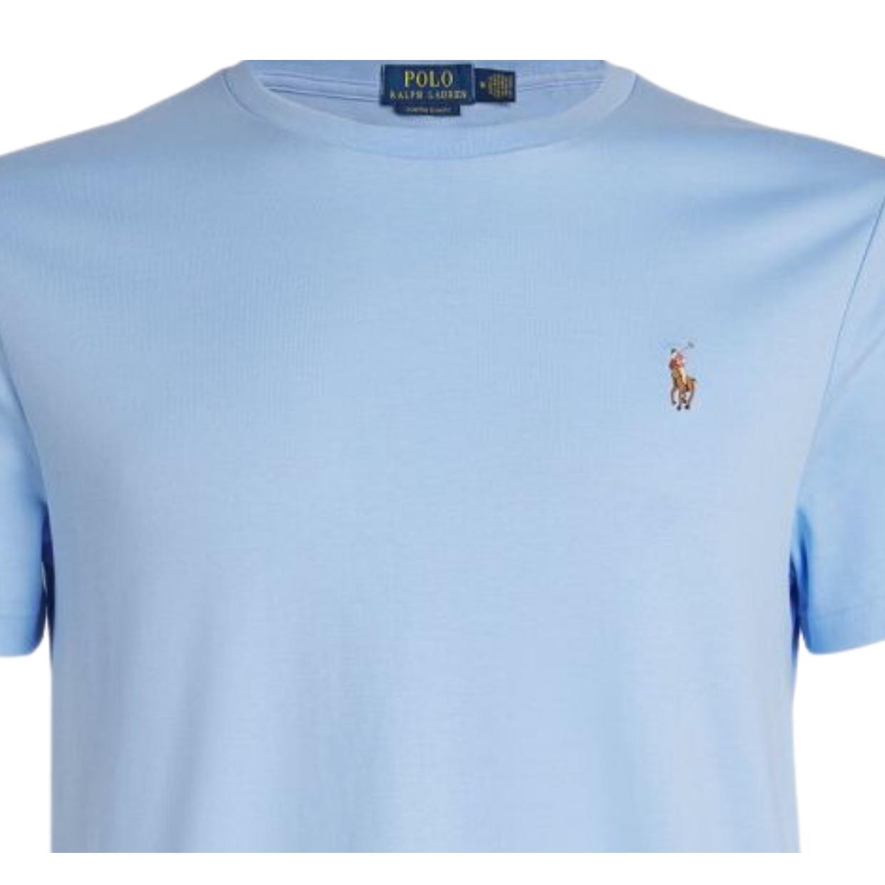 Polo Ralph Lauren Custom Slim Fit Sky Blue T-Shirt