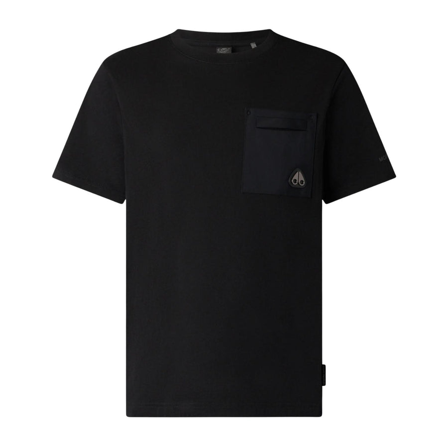 Moose Knuckles Dalon Pima Cotton Jersey Black T-Shirt