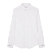 Paul Smith Tailored Fit Emblem Cuff White Shirts