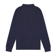 Aquascutum Active Iconic Front Club Check Long Sleeve Polo Shirt