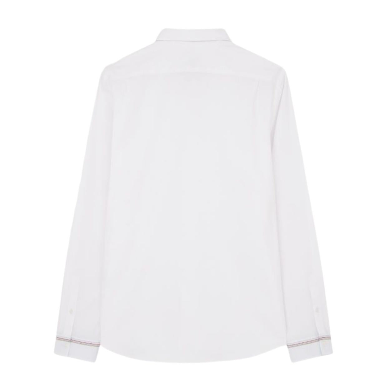 Paul Smith Tailored Fit Emblem Cuff White Shirts