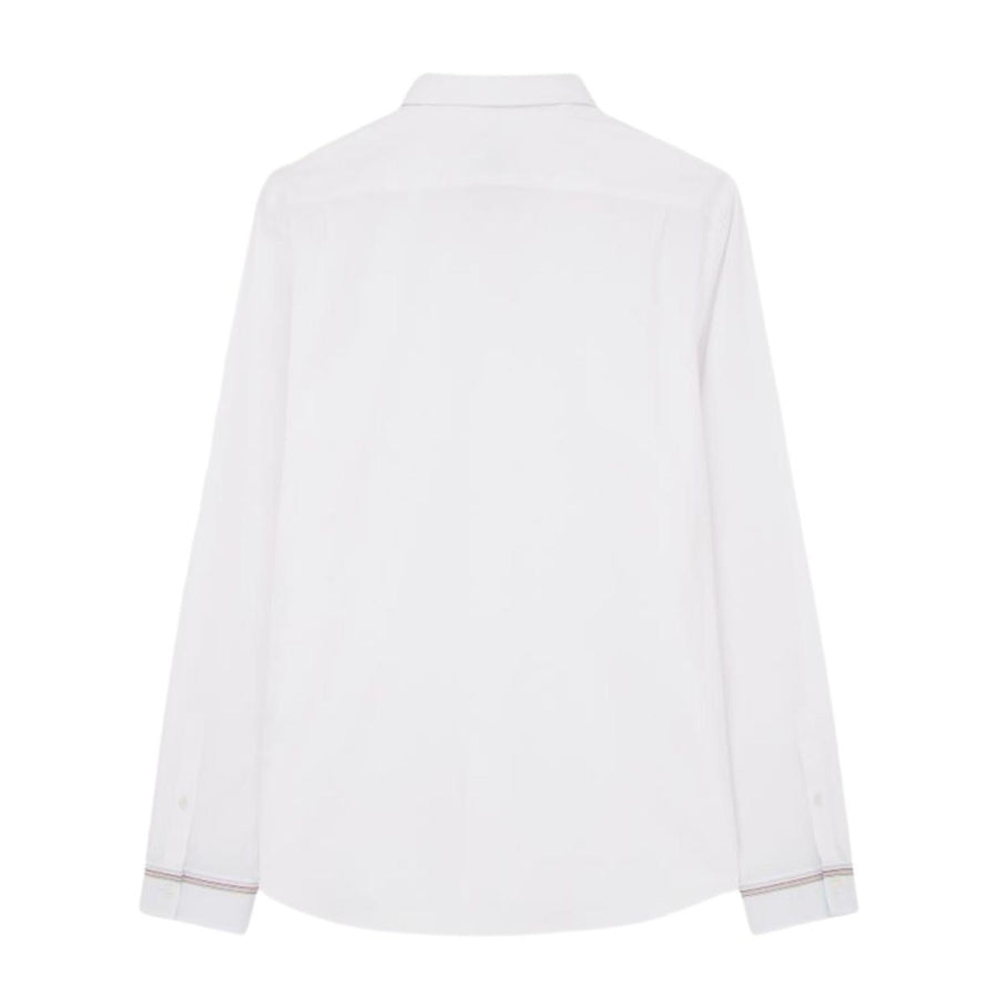 Paul Smith Tailored Fit Emblem Cuff White Shirts