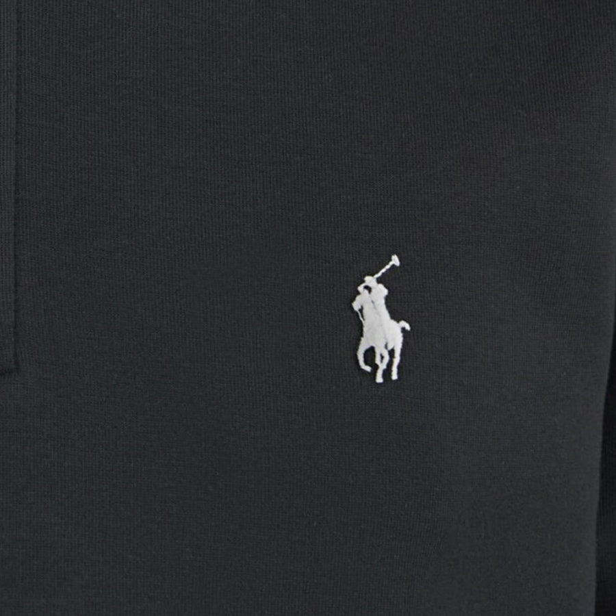 Polo Ralph Lauren Embroidered Pony Black Half Zip Sweatshirt