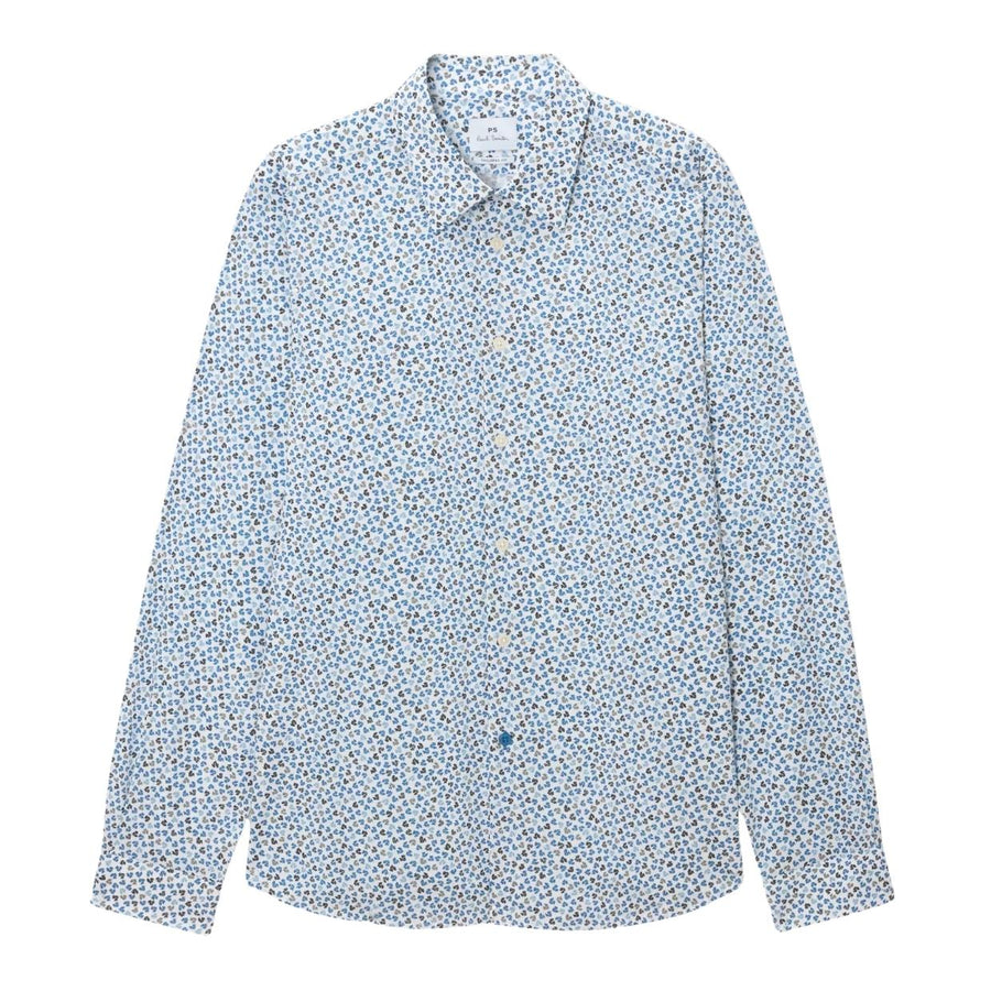 Paul Smith Tailored Fit Leaf Print Shirt