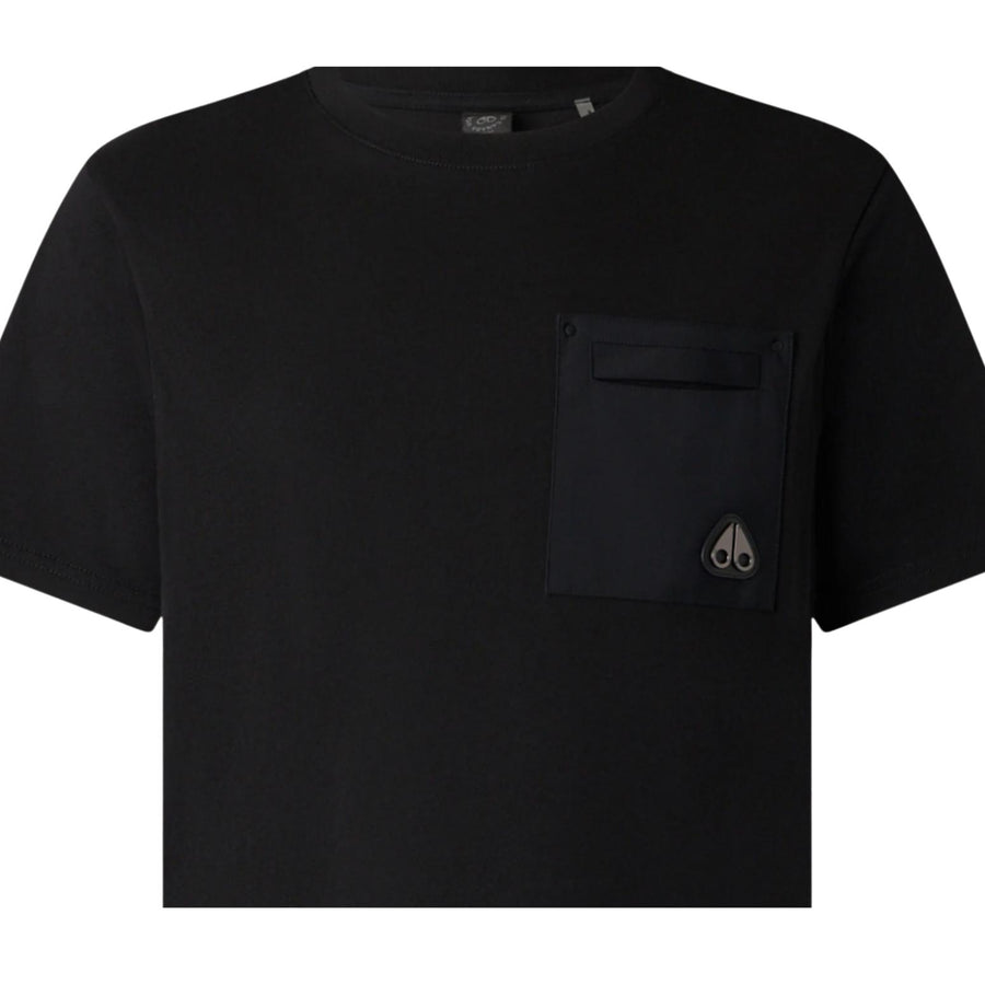 Moose Knuckles Dalon Pima Cotton Jersey Black T-Shirt