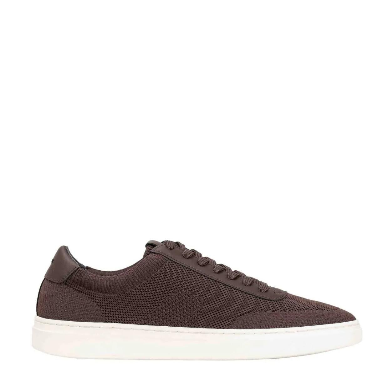 BOSS Kieran Knitted Upper Dark Brown Trainers