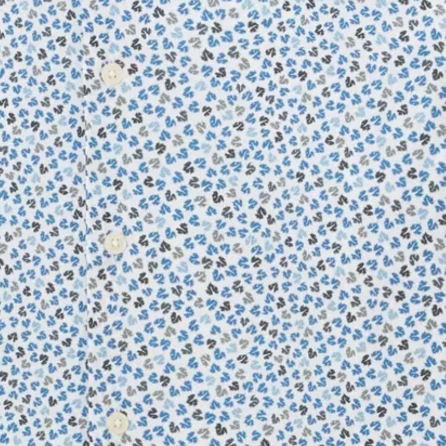Paul Smith Tailored Fit Leaf Print Shirt