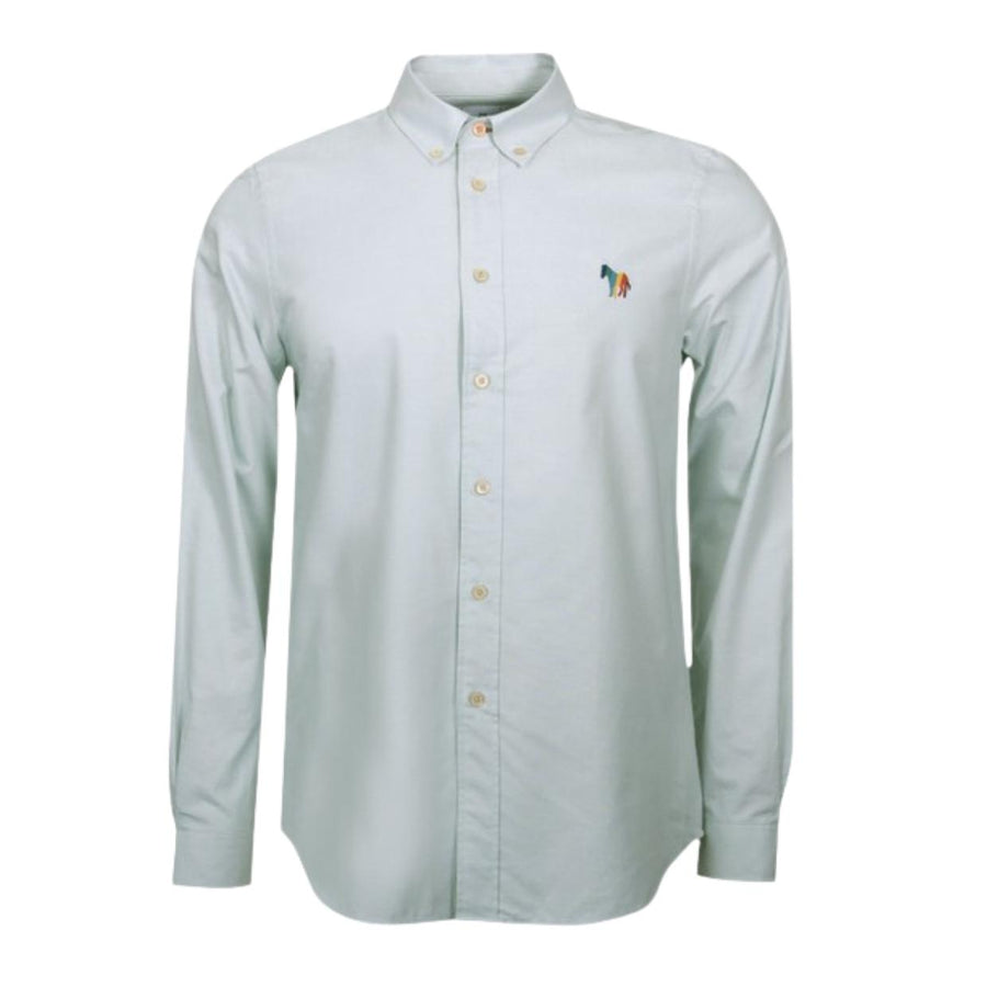 Paul Smith Broad Stripe Zebra Green Shirt