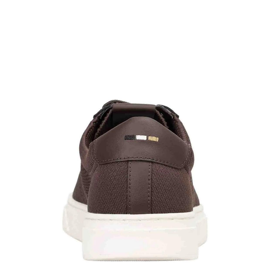 BOSS Kieran Knitted Upper Dark Brown Trainers